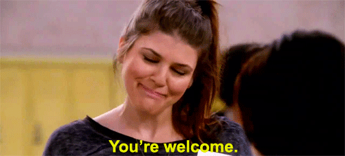 "de nada" sem usar "you're welcome" em inglês