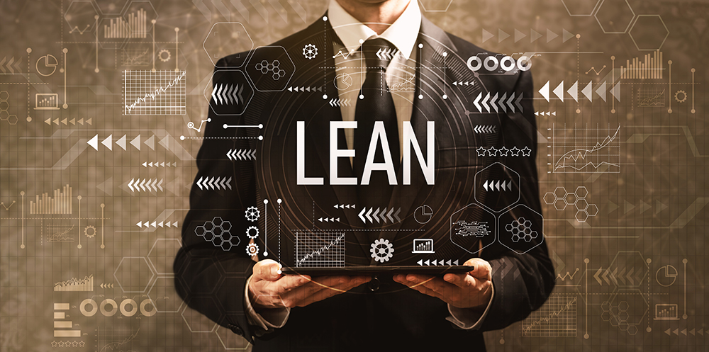 O que significa "lean" em Business English