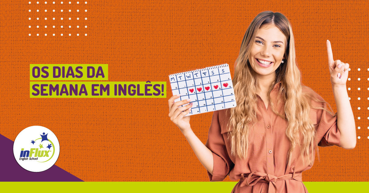 Dias da semana em Inglês 📆