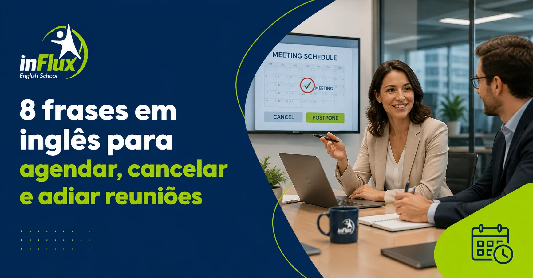 8 frases em inglês para agendar e cancelar uma reunião