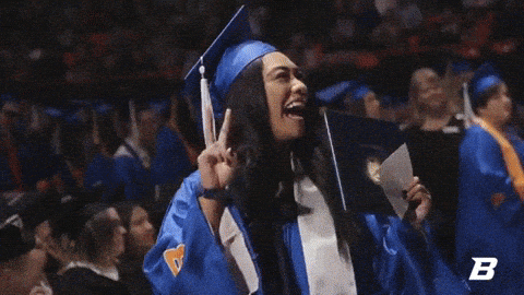 Como se diz “eu me formei!” em inglês? giphy 43 inFlux