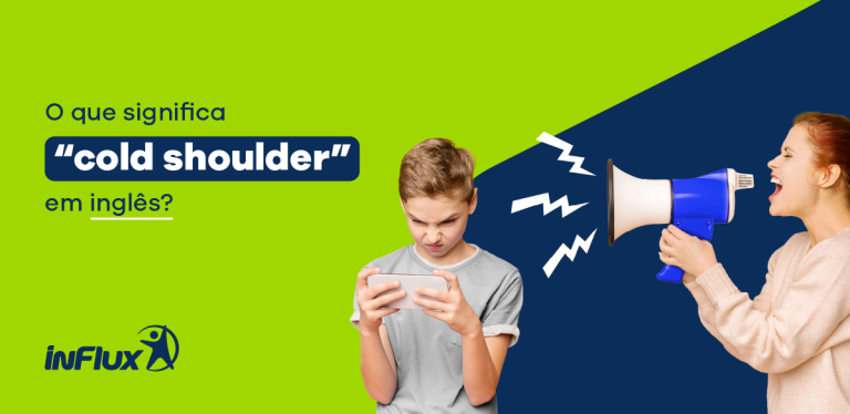 O que significa “cold shoulder” em inglês?